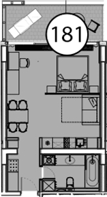Продается 1-комн. квартира, 54.9 м²