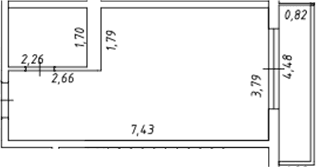 Продается 1-комн. квартира, 31.39 м²