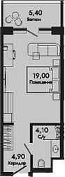 Продается 1-комн. квартира, 28 м²