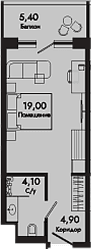 Продается 1-комн. квартира, 28 м²