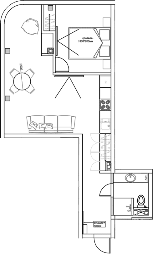 Продается 1-комн. квартира, 47.7 м²
