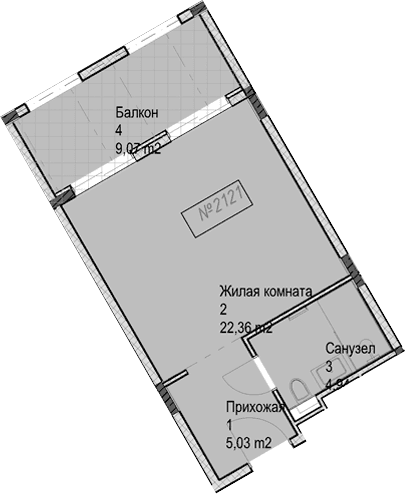 Продается 1-комн. квартира, 32.3 м²