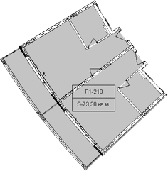 Продается 1-комн. квартира, 73.3 м²