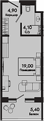 Продается 1-комн. квартира, 28 м²