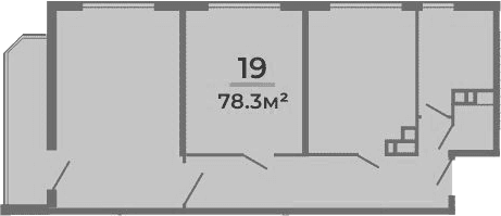 Продается 1-комн. квартира, 71.6 м²