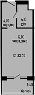 Продается 1-комн. квартира, 28 м²