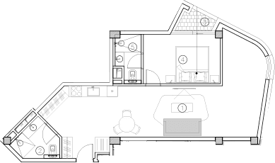 Продается 1-комн. квартира, 64.2 м²
