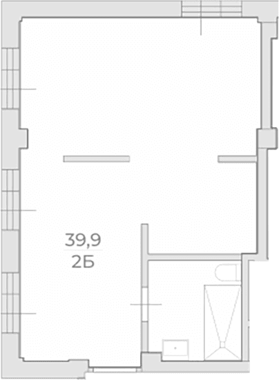 Продается 1-комн. квартира, 39.9 м²