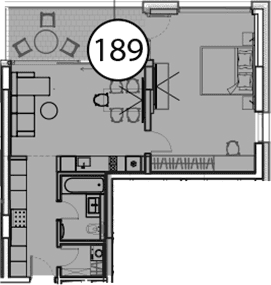 Продается 1-комн. квартира, 73.5 м²