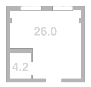Продается 1-комн. квартира, 30.2 м²
