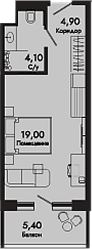 Продается 1-комн. квартира, 28 м²