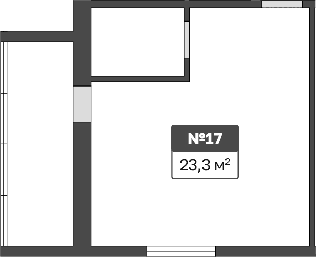 Продается 1-комн. квартира, 23.3 м²