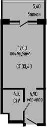 Продается 1-комн. квартира, 28 м²