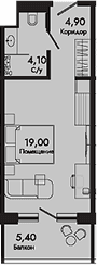 Продается 1-комн. квартира, 28 м²