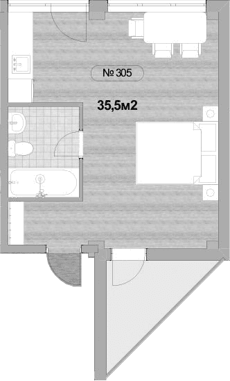 Продается 1-комн. квартира, 32.3 м²
