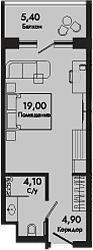 Продается 1-комн. квартира, 28 м²
