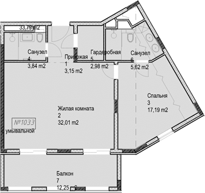 Продается 2-комн. квартира, 64.8 м²