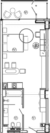 Продается 1-комн. квартира, 46.7 м²