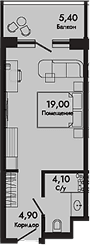 Продается 1-комн. квартира, 28 м²