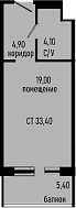 Продается 1-комн. квартира, 28 м²