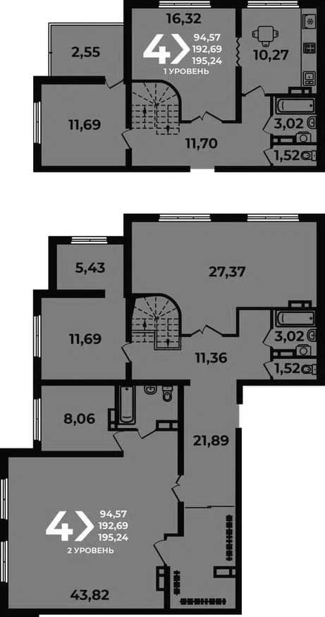 Продается 6-комн. квартира, 192.69 м²