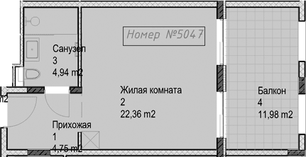 Продается 1-комн. квартира, 32 м²