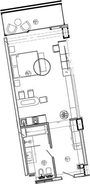 Продается 1-комн. квартира, 46.7 м²
