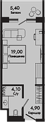 Продается 1-комн. квартира, 28 м²