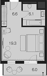 Продается 1-комн. квартира, 32 м²