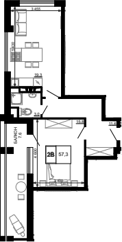 Продается 1-комн. квартира, 48 м²