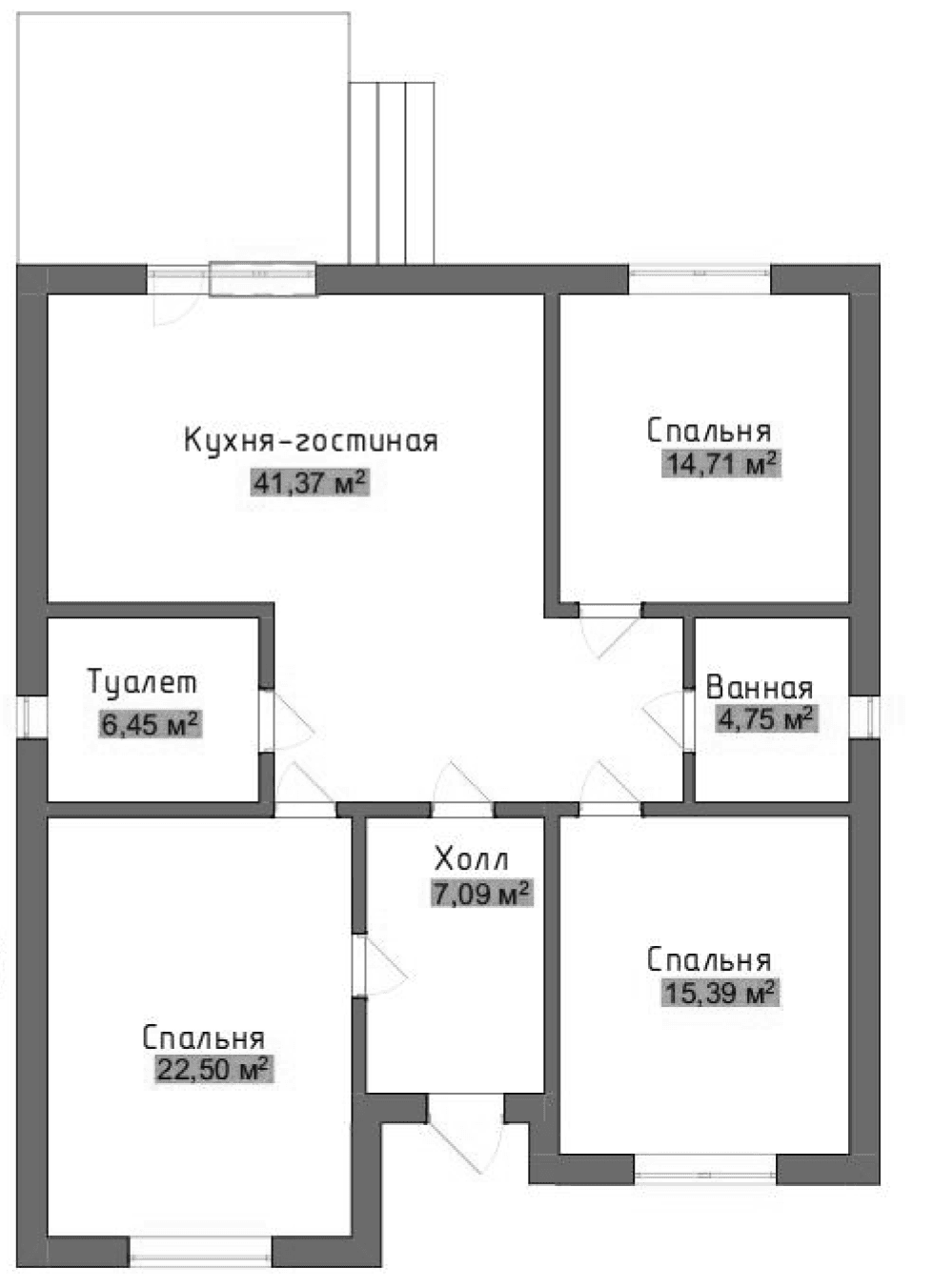 Коттедж в «Коттеджный поселок Лесное»