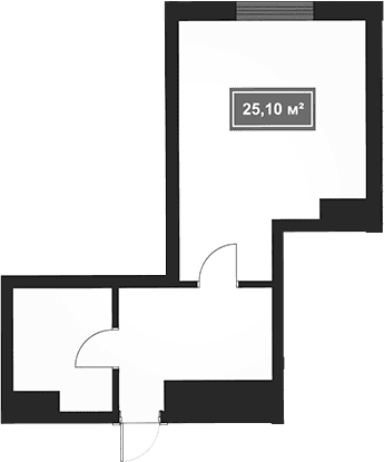 Продается 1-комн. квартира, 25.1 м²