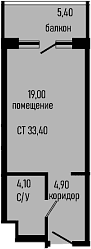Продается 1-комн. квартира, 28 м²