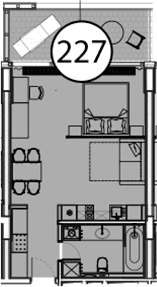 Продается 1-комн. квартира, 54.9 м²