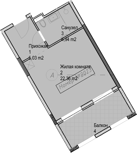 Продается 1-комн. квартира, 32.3 м²