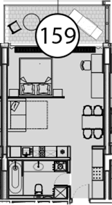 Продается 1-комн. квартира, 54.9 м²