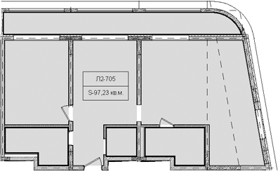 Продается 1-комн. квартира, 97.23 м²
