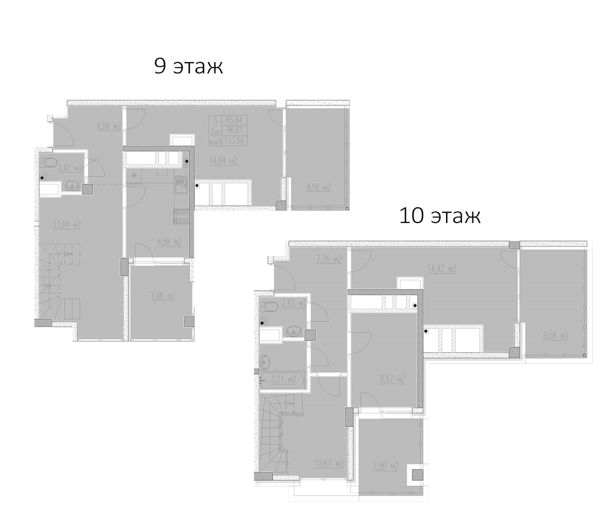 Продается 5-комн. квартира, 96.61 м²