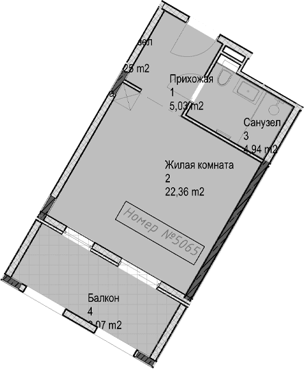 Продается 1-комн. квартира, 32.3 м²