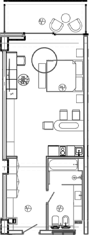 Продается 1-комн. квартира, 46.7 м²