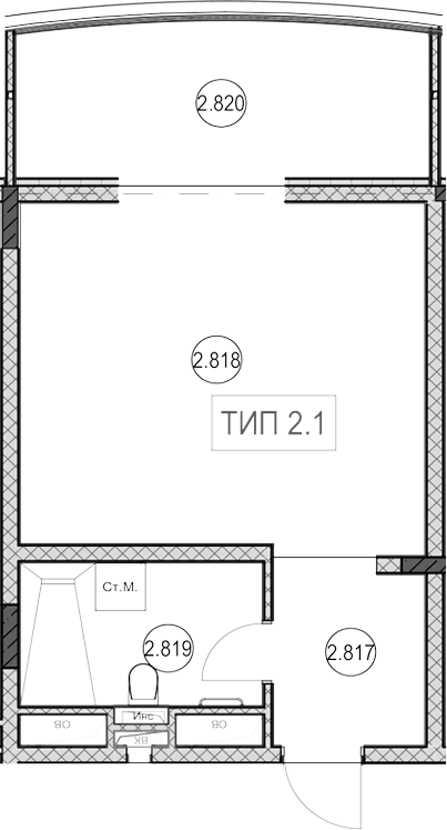 Продается 1-комн. квартира, 31.5 м²
