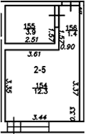 Продается 1-комн. квартира, 17.6 м²