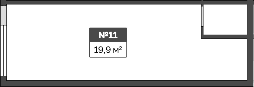 Продается 1-комн. квартира, 19.9 м²