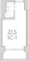 Продается 1-комн. квартира, 21.5 м²