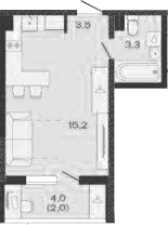 Продается 1-комн. квартира, 22 м²