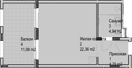 Продается 1-комн. квартира, 32 м²