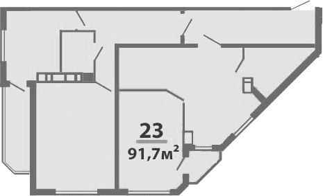 Продается 1-комн. квартира, 91.7 м²