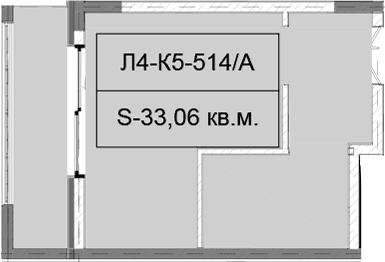 Продается 1-комн. квартира, 33.06 м²