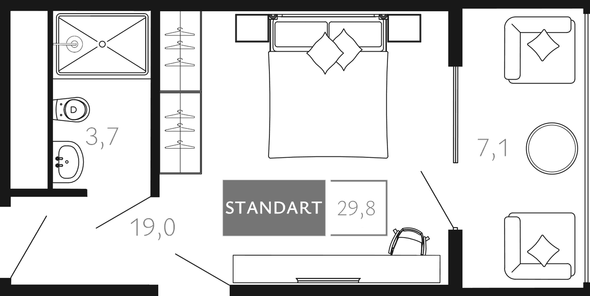 Продается 1-комн. квартира, 22.7 м²