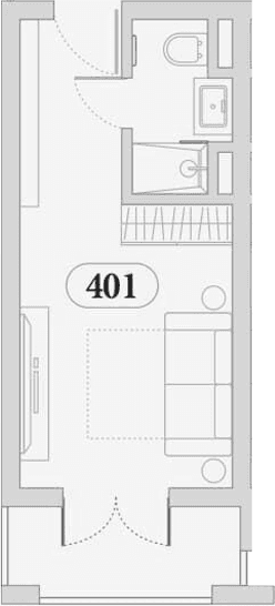 Продается 1-комн. квартира, 25.7 м²